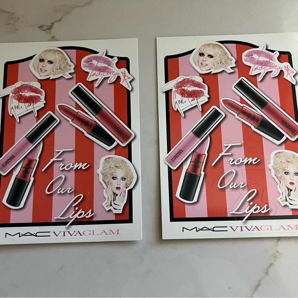 MAC Cosmetics Viva Glam stickers